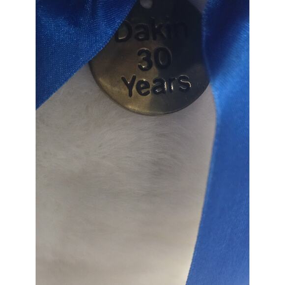 Beary Adorable And Sweet, 40 Year Old Stuffed Teddy Bear, White Fur, 1985 Dakin - Picture 5 of 9